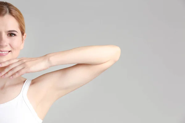 Concept of using deodorant — Stock Photo, Image