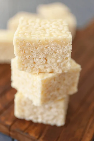 Rice crispy treats, closeup — Stock Photo, Image