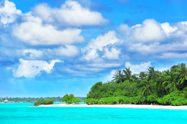 Spiaggia panoramica sul mare — Foto Stock