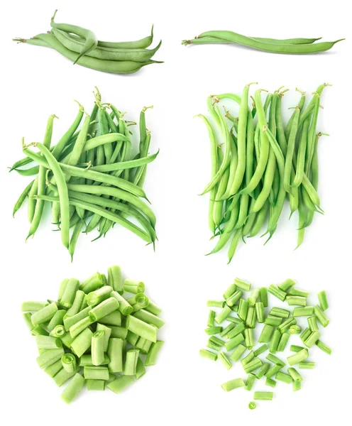 Collage de haricots verts — Photo