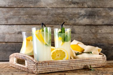 taze lezzetli limonata