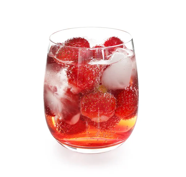 Lekkere aardbeien limonade — Stockfoto