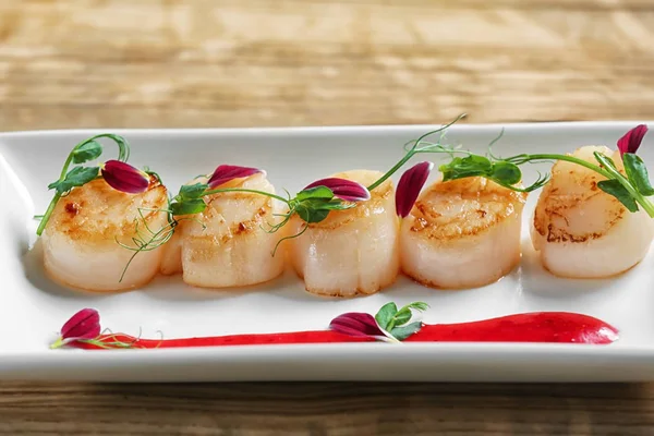 lezzetli tarak ile plaka