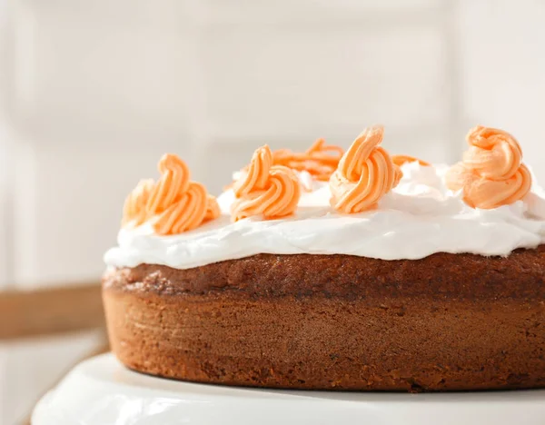 Delicious carrot cake Stock Image