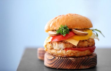 Lezzetli hindi burger