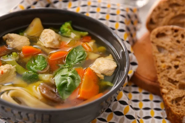 Sup kalkun yang lezat — Stok Foto