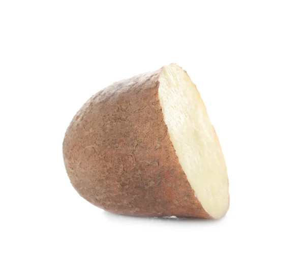 Органічна сира картопля наполовину — стокове фото
