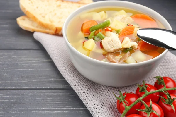 自家製トルコのスープ — ストック写真