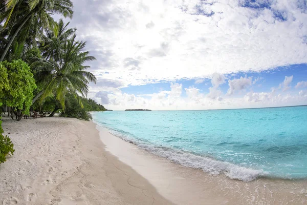 Playa en el complejo tropical — Foto de Stock