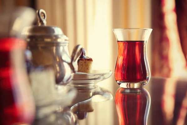 Chá turco tradicional — Fotografia de Stock