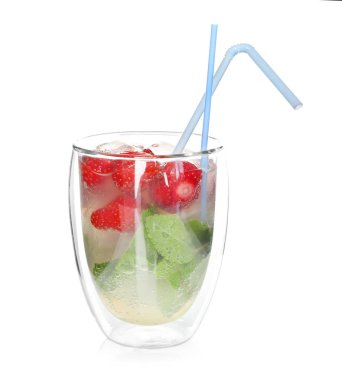 lezzetli çilekli limonata 