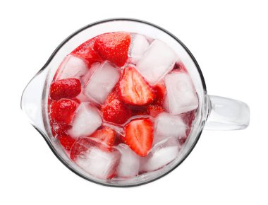 lezzetli çilekli limonata 