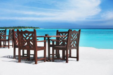 Deniz Resort'ta plaj Cafe