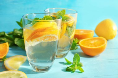 taze lezzetli limonata