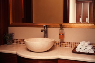 İç modern spa salon banyo