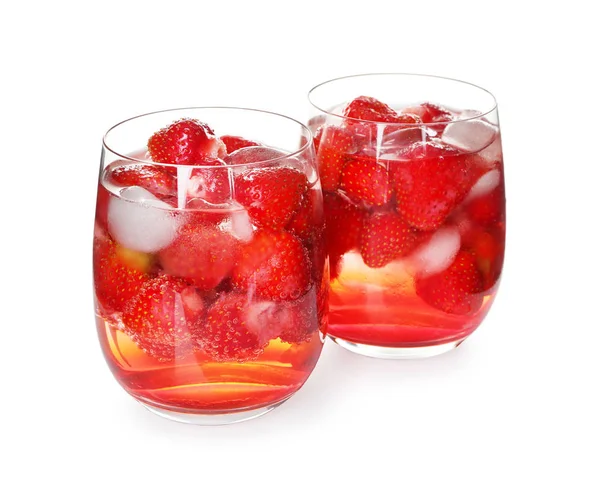 Leckere Erdbeer-Limonade — Stockfoto
