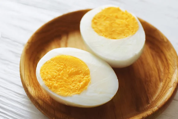 Plátky vařených vajec — Stock fotografie