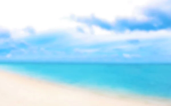 Bella spiaggia in località balneare — Foto Stock