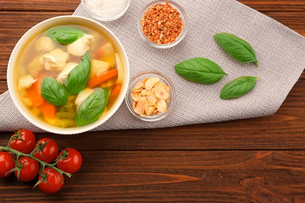 Домашнє індички суп — стокове фото