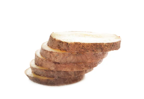 Sliced raw potato — Stock Photo, Image