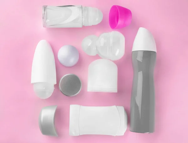 Farklı deodorantlar seti — Stok fotoğraf