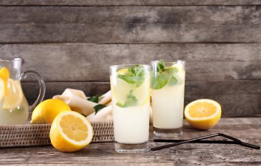 taze lezzetli limonata