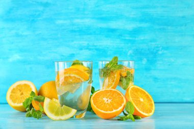 taze lezzetli limonata