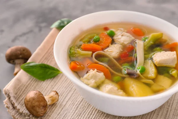 Supă delicioasă de curcan — Fotografie, imagine de stoc