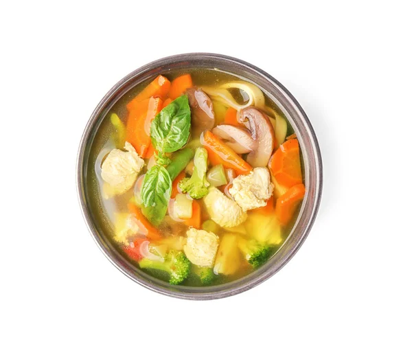 Delicious turkey soup — Stock Photo, Image
