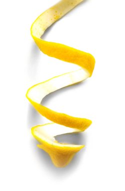 Arka plan üzerinde limon twist