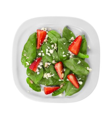 Ispanak yaprakları salata 