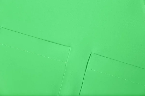 Textura de tecido verde — Fotografia de Stock