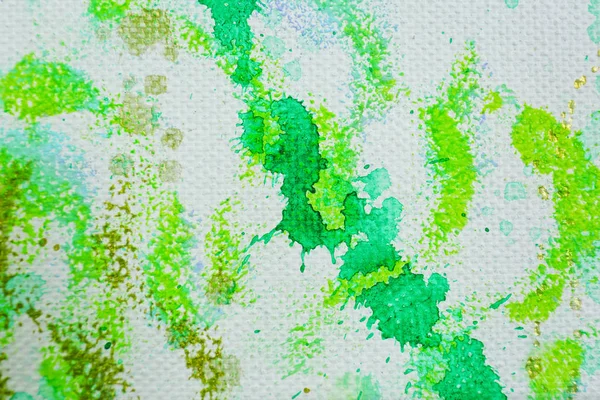 Abstract drawing in greens — Stock Photo, Image