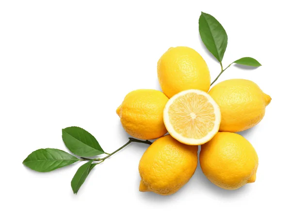 Composition de délicieux citrons — Photo