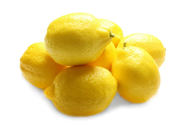 Haufen leckerer frischer Zitronen — Stockfoto