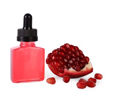 -Bir şişe parfüm ve nar