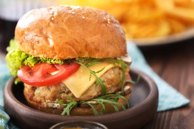 Lezzetli hindi burger