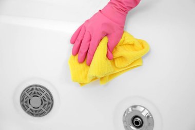 banyo temizlik paçavra el