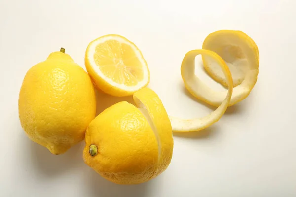 Composition with ripe lemons — Stock Photo, Image