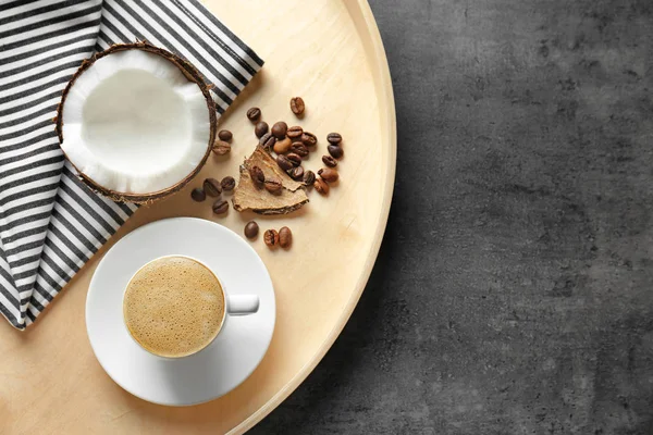 กาแฟมะพร้าวอร่อย — ภาพถ่ายสต็อก