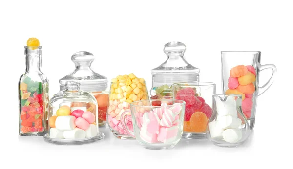 Красочные сладкие конфеты — стоковое фото