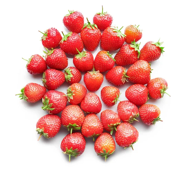 맛 있는 익은 딸기 — 스톡 사진