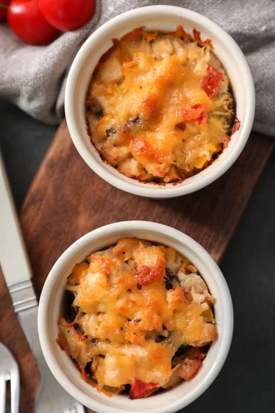 Delicious turkey casserole — Stock Photo, Image