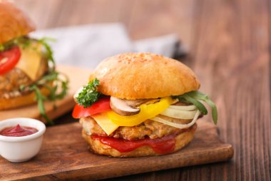 Lezzetli hindi burger