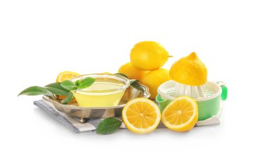 Kompozisyon sıkacağı ve limon ile