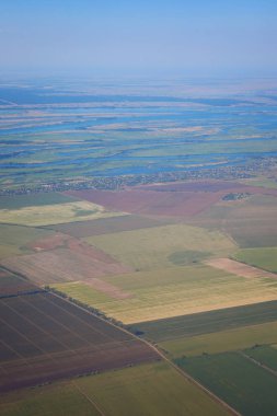 Uçak penceresinden görünüm