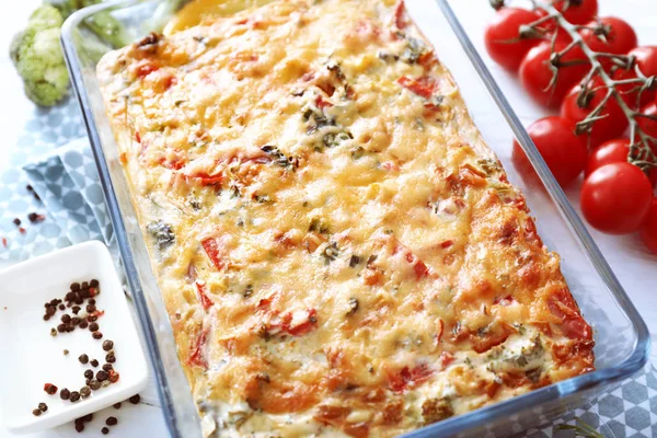 Delicious turkey casserole — Stock Photo, Image