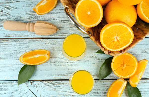 Färsk apelsinjuice — Stockfoto