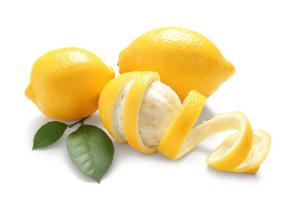 Lækker skrællet citron - Stock-foto