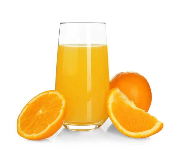 Frischer Orangensaft — Stockfoto